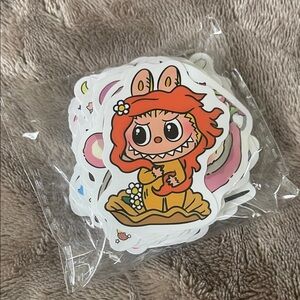 Cute Labubu Cartoon Character Stickers set of 50 new